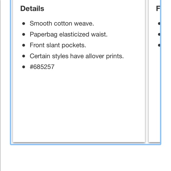 Gap paper bag waist pants - Picture 4 of 9